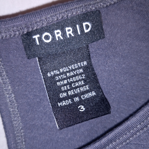 TORRID Open Shoulder Top - Picture 3 of 3